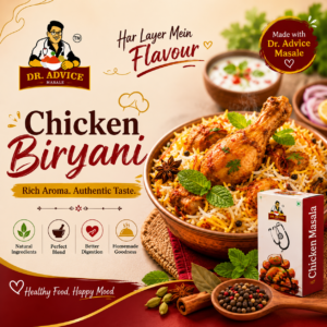 Chicken Biryani with Dr. Advice Masale