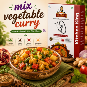 Mix Vegetable Curry with Dr. Advice Kitchen King Masala